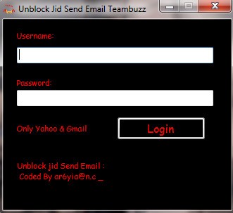Unblock Jid Send Email Teambuzz 111