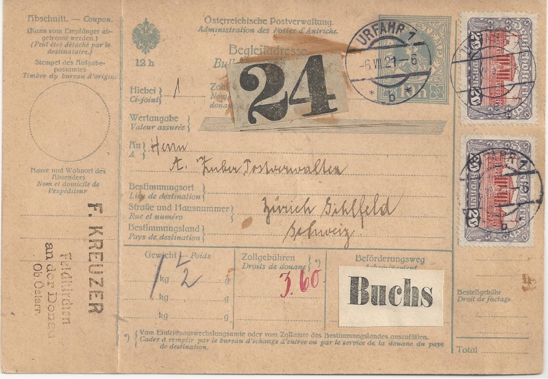  - Inflation in Österreich - Belege - 1918 bis 1925 - Seite 2 Bild105