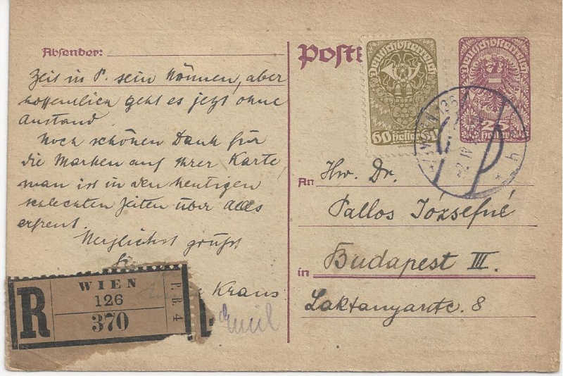  - Inflation in Österreich - Belege - 1918 bis 1925 - Seite 3 Bild_149