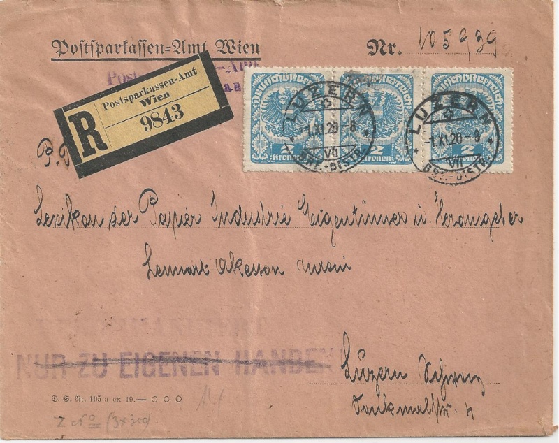 Inflation in Österreich - Belege - 1918 bis 1925 - Seite 3 Bild_393