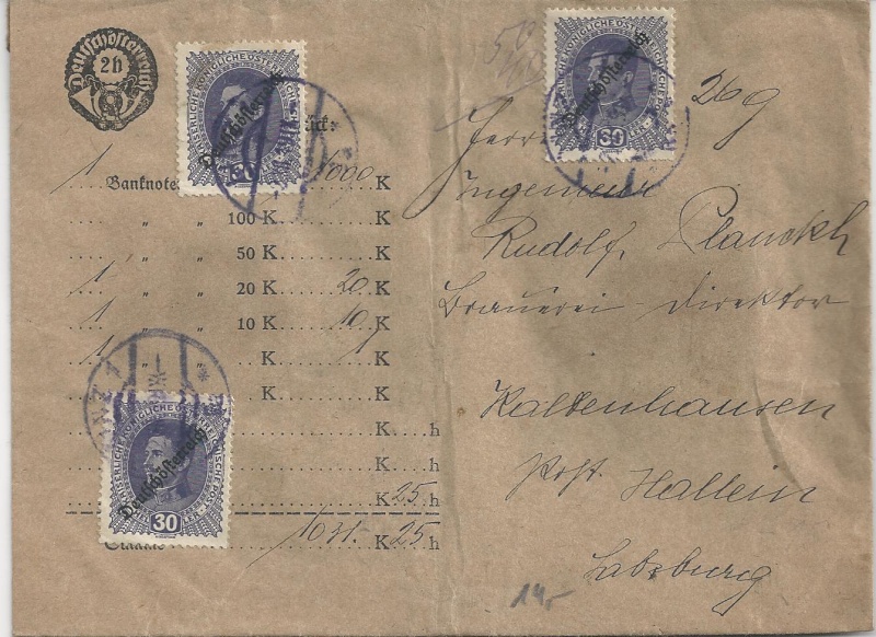 Inflation in Österreich - Belege - 1918 bis 1925 - Seite 3 Bild_394