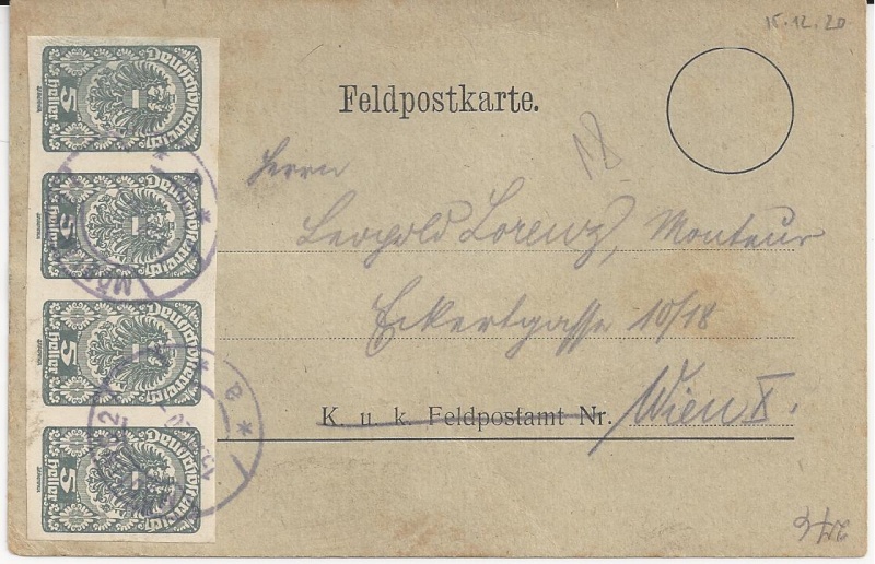 Inflation in Österreich - Belege - 1918 bis 1925 - Seite 3 Bild_398