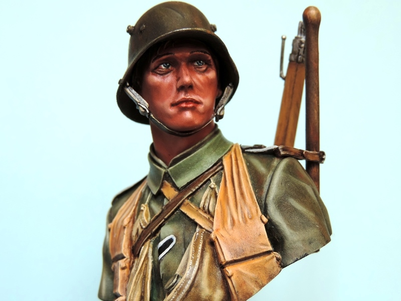 Buste de Stormtrooper bataille de la Somme 1916 par Giacomel Dscn0717