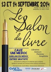 Salon du Livre le 13 et 14 Septembre 2014 à Gaillan Médoc E16b2010