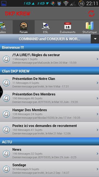 Application Android DKP KREW Screen13