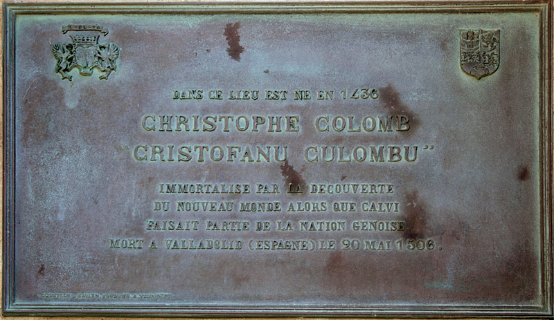 Christophe Colomb...né à Calvi - Corse. 0_calv10