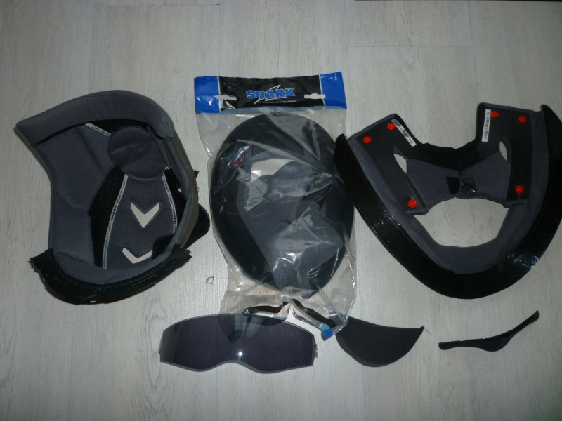 composants casque shark 900 - A Vendre pièces détachées ou accessoires -  Motards