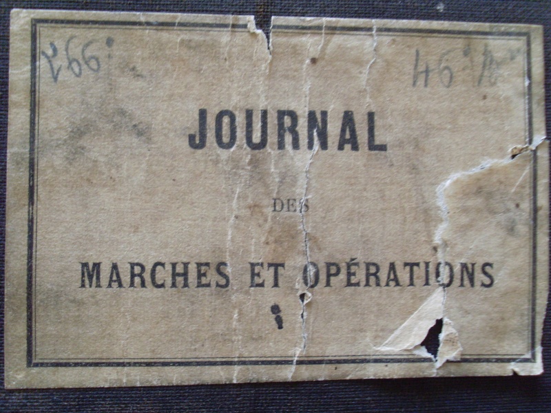 Journal des marches et Operation 14-18 Sl372115