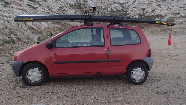 Voiture pour transporter un SUP Captur20