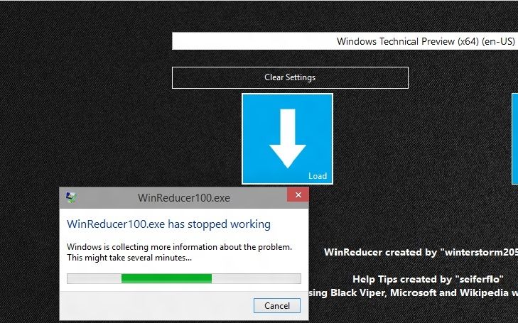 [SOLVED] Windows 10 - Build 9901, Load Settings and Driver - stopped working v.079 (Beta)  Error10
