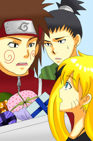 Chôji x Shikamaru x Naruko Naruko10