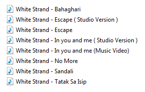 White Strand Band Songs Screen13