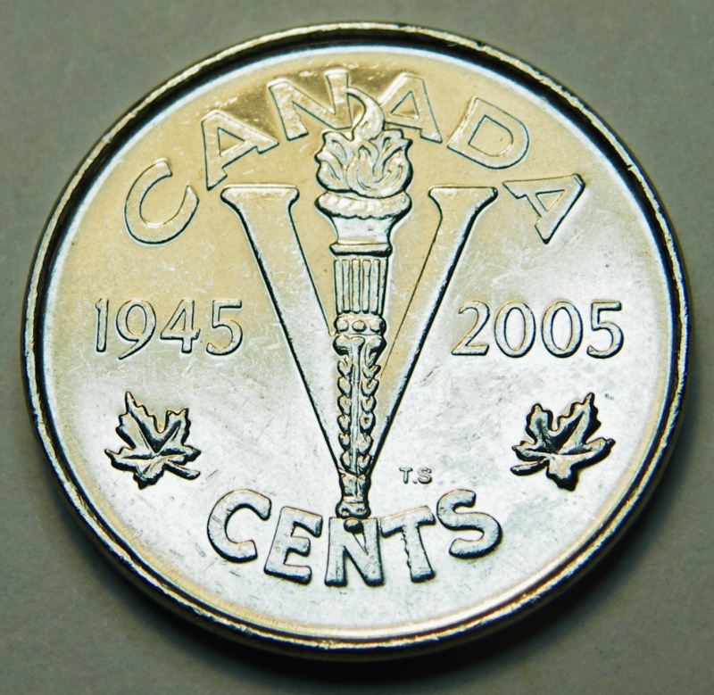 2005P - V, Éclat de Coin "A" canadA (Die Chip) Dscf6920