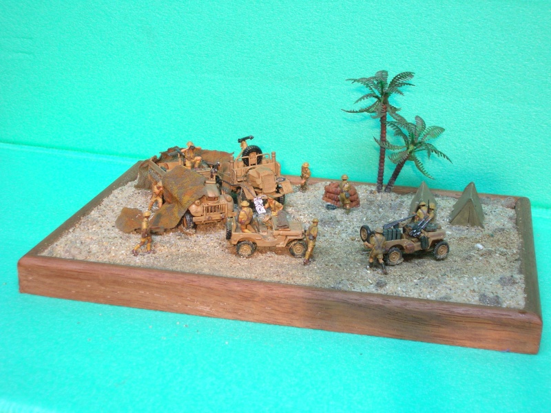 jeep Willis,Chevrolet 30 cwt et camion Moris 4x4 du LRDG (matchbox,1/72) Dscn3213