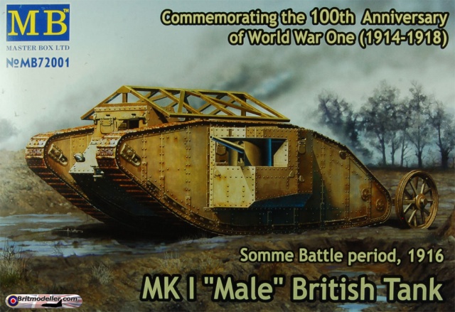 Tank anglais Mark 1 Mâle [ MASTER BOX 1/72° ] (Diorama terminé) Mk1mal10