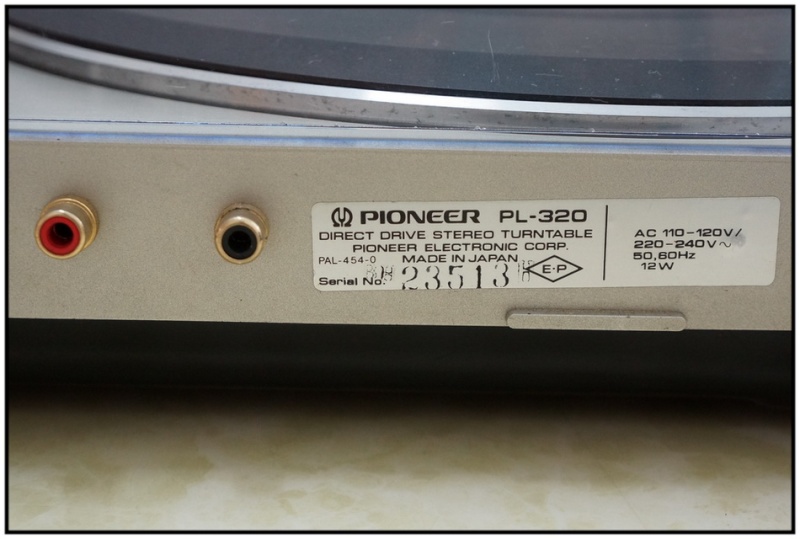 Pioneer Turntable Dsc08810