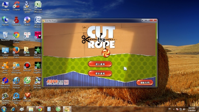 [ 4Shared / 5 MB / Minigame ] Cut The Rope 1 cho PC A10