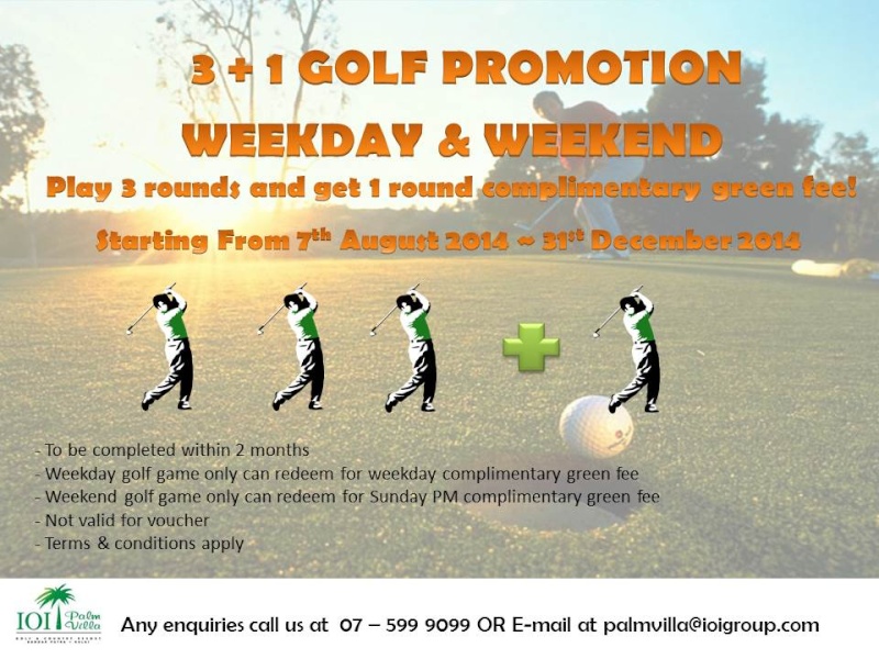 3 + 1 Golf Promotion! 3__1_g10