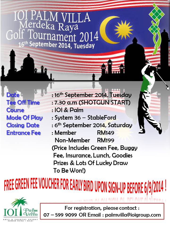 IOI Palm Villa Merdeka Raya Golf Tournament 2014 Merdek13