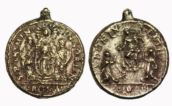 Recopilación medallas de Santo Domingo de Guzmán. Notas iconográficas. Doms4012