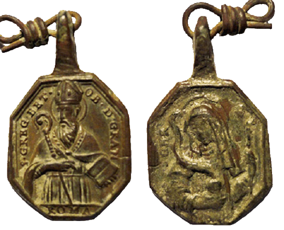 San Gregorio Bético obispo de Granada / Santa Gertrudis Magna  (R.M. SXVIII-P20) Gregor11