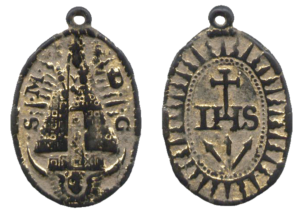 Virgen de Guadalupe-Monograma IHS -  (R.M. SXVII-O335) (MAM) Guadal14