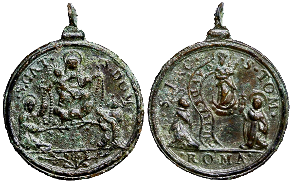 Recopilación medallas de Santo Domingo de Guzmán. Notas iconográficas. Julius10