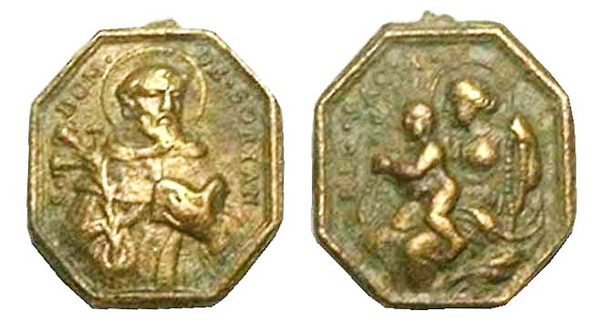 DOMINGO GUZMAN - Recopilación medallas de Santo Domingo de Guzmán. Notas iconográficas. Mb07-c10