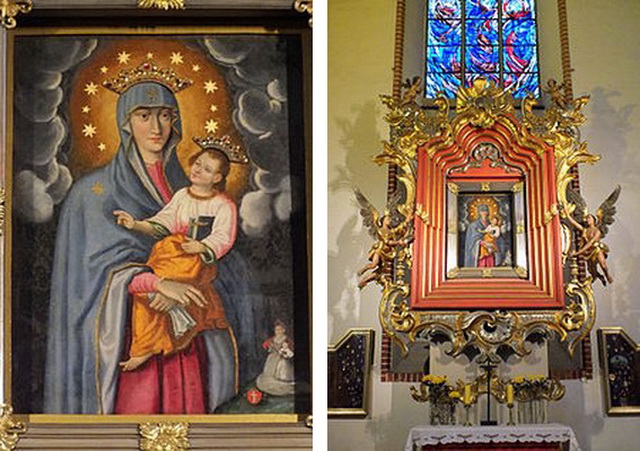  Ntra. Sra. de Podkamieńska -  Virgen del Rosario con cuatro santos dominicos, S. XVIII Mb_pod10
