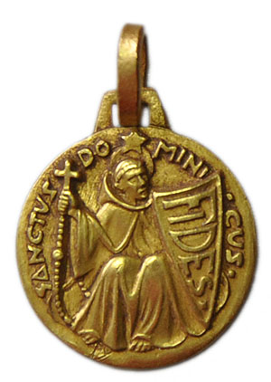 Recopilación medallas de Santo Domingo de Guzmán. Notas iconográficas. Pescud12