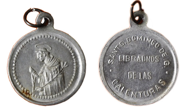 Recopilación medallas de Santo Domingo de Guzmán. Notas iconográficas. Pescud14