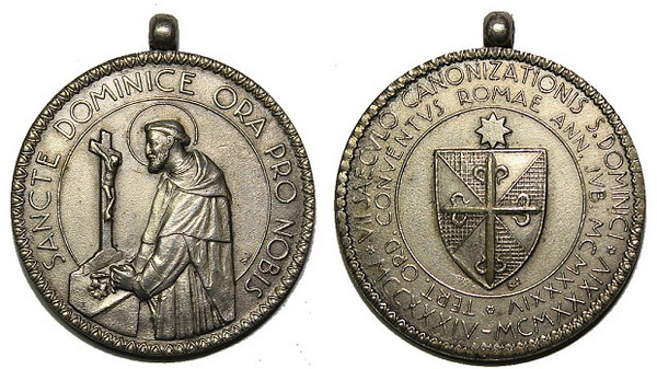 DOMINGO GUZMAN - Recopilación medallas de Santo Domingo de Guzmán. Notas iconográficas. Pescud34