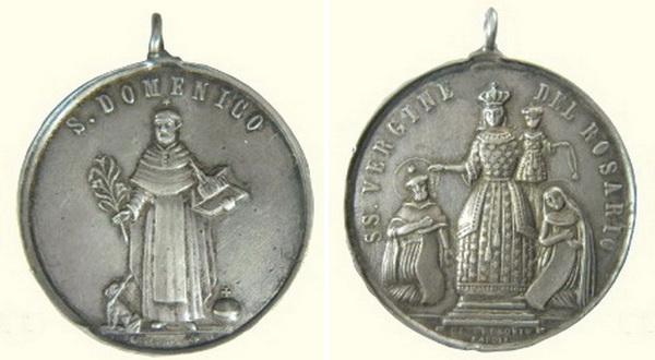 DOMINGO GUZMAN - Recopilación medallas de Santo Domingo de Guzmán. Notas iconográficas. Pescud38