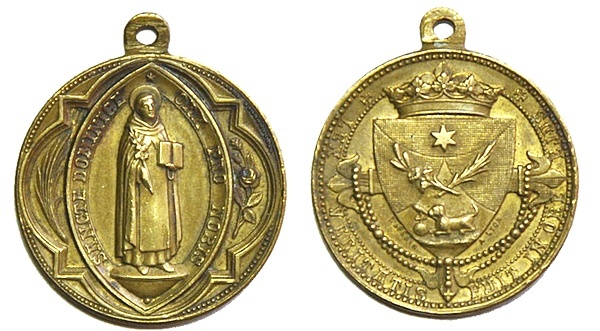 DOMINGO GUZMAN - Recopilación medallas de Santo Domingo de Guzmán. Notas iconográficas. Pescud48