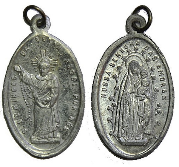 Recopilación medallas de Santo Domingo de Guzmán. Notas iconográficas. Pescud52