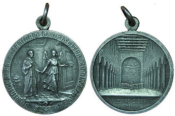 Recopilación medallas de Santo Domingo de Guzmán. Notas iconográficas. Pescud61