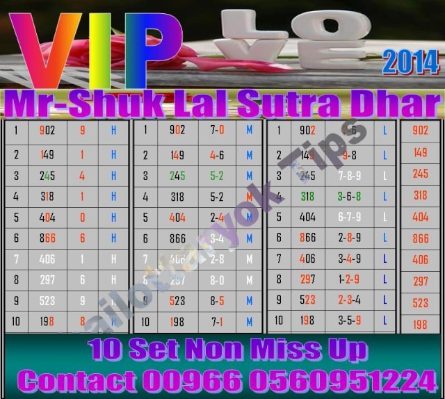 Mr-Shuk Lal 100% Tips 16-06-2014 - Page 9 Thai_g12