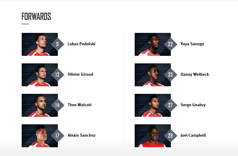 Arsenal Squad 2014/2015 Arsena20