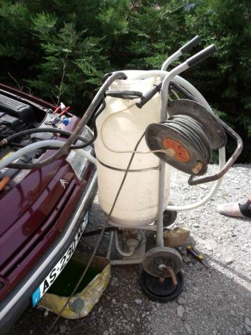 détartrage d'un radiateur de turbo D phase 1 4011