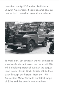 75 ans de LAND ROVER le 30 avril 2023 en BRETAGNE Serie110