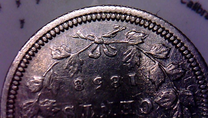 1858 - Coins Entrechoqués Légende sur le Revers (Reverse Legend Die Clash) 5_tiff10