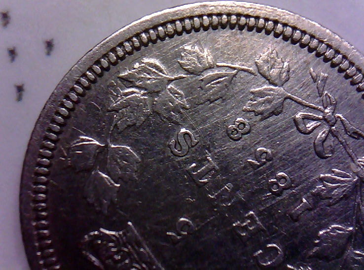 1858 - Coins Entrechoqués Légende sur le Revers (Reverse Legend Die Clash) 7_tiff10