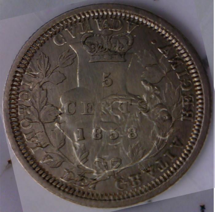 1858 - Coins Entrechoqués Légende sur le Revers (Reverse Legend Die Clash) Fotofl15