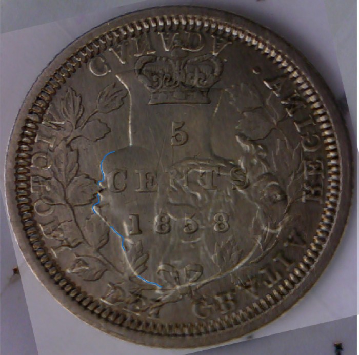 1858 - Coins Entrechoqués Légende sur le Revers (Reverse Legend Die Clash) Fotofl17