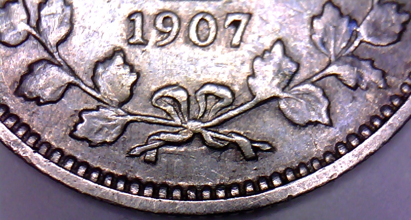 1907 - Coins Entrechoqués Avers/Revers (Die Clash Both Side) Sans_t15