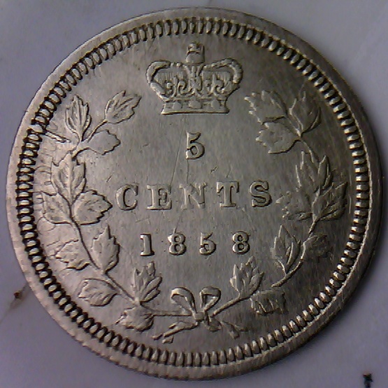 1858 - Coins Entrechoqués Légende sur le Revers (Reverse Legend Die Clash) Sans_t19