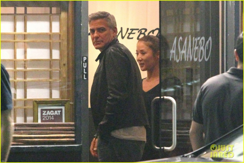 George Clooney Out To Dinner in LA Sunday Night 19 October 2014 Alt12