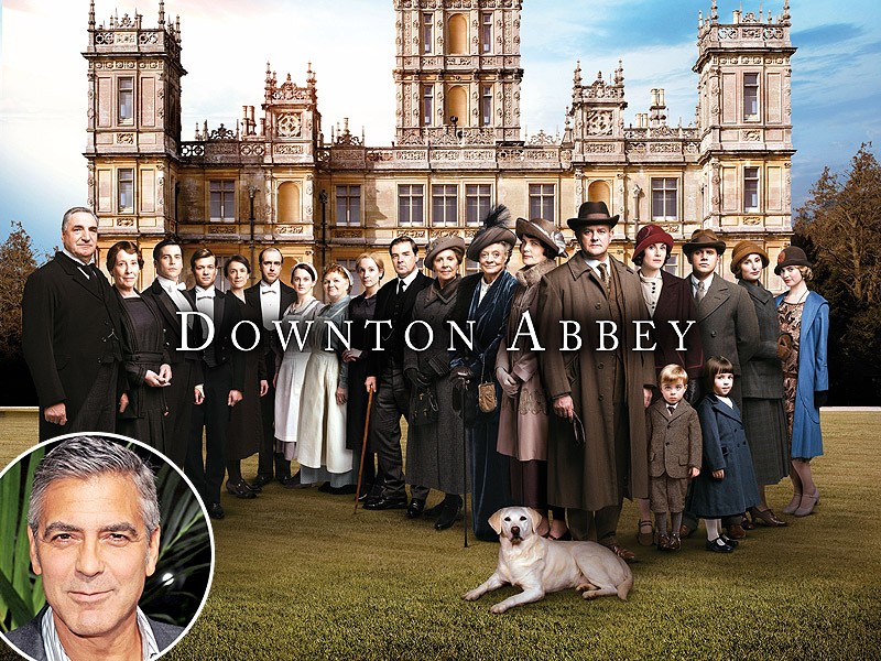 11. September 2014: George Clooney to appear in Downton Abbey episode for charity Down10