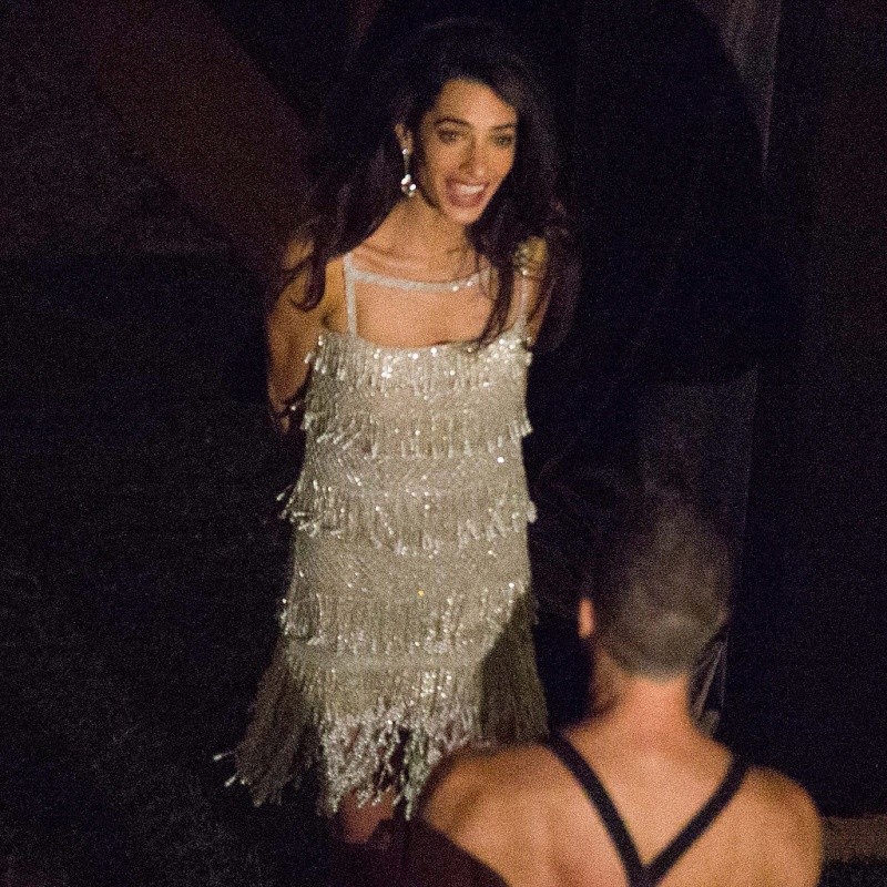 29 september 2014: Exclusive: First Look Inside George and Amal's Wedding After-Party! First11