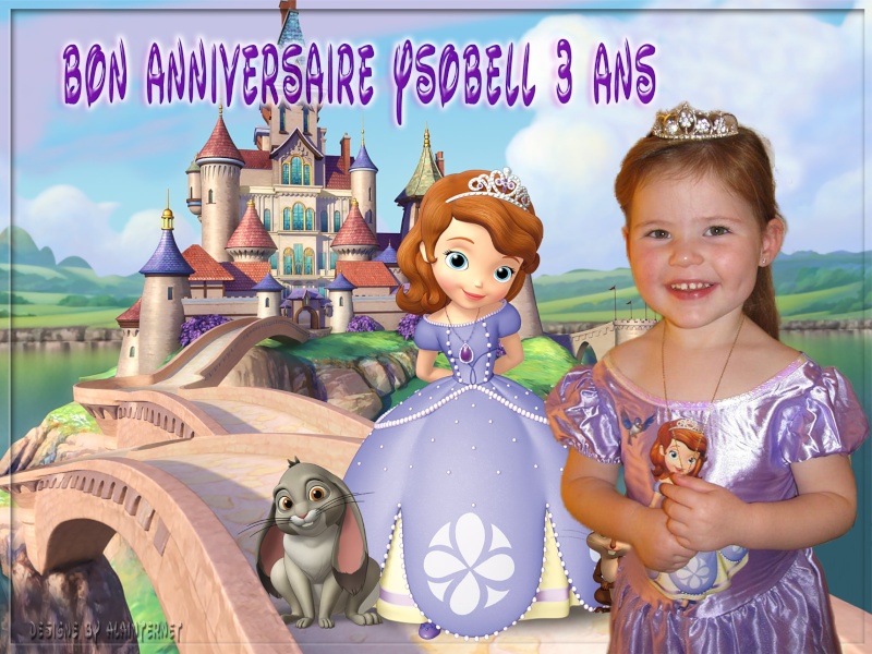 Montage d'anniversaire pour une princesse et un pirate ;-) Sofia-12